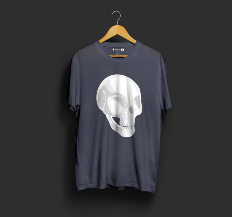 MetaSkeletor T-shirt Model Navy 01