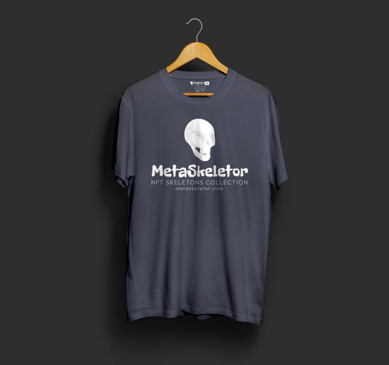 MetaSkeletor T-shirt Model Navy 04