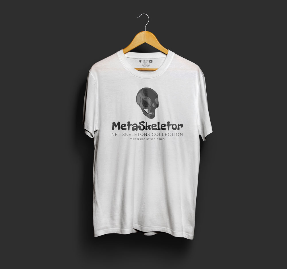 MetaSkeletor T-shirt Model White 04