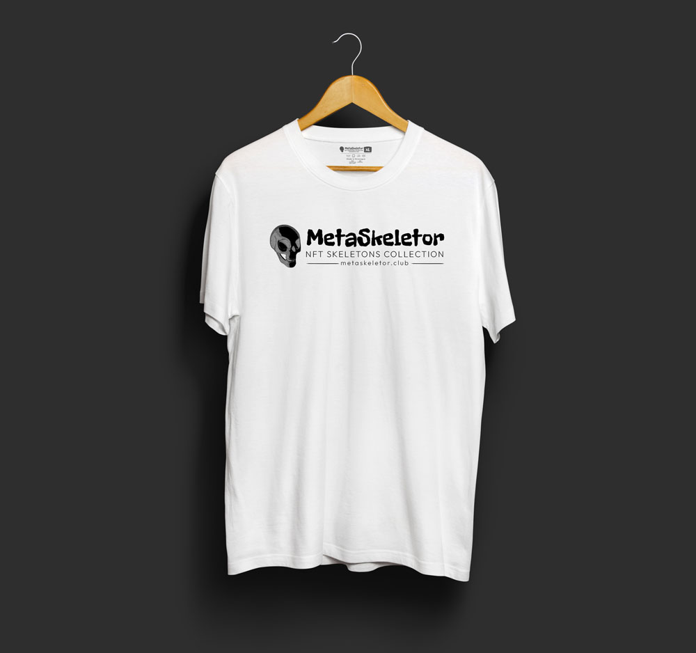 MetaSkeletor T-shirt Model White 05